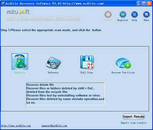 Windows 7 desktop file recovery